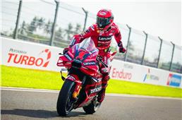 Indonesia MotoGP: Bagnaia wins to reclaim title lead as M...